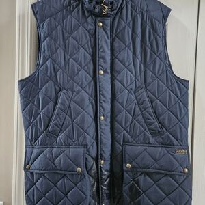 Ralph Lauren Men's Navy Quilted Vest